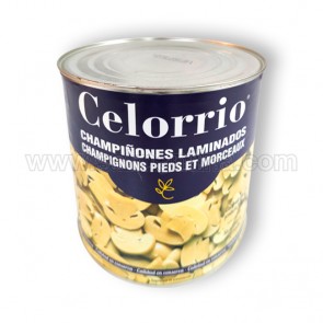 CHAMPIÑONES LAMINADOS CELORRIO. 2,5 KG